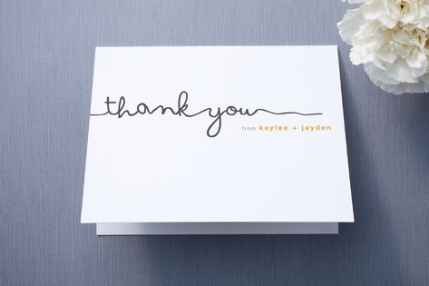 The Happy Couple Thank You Cards