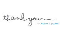 The Happy Couple Thank You Cards