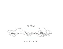 Charming Go Lightly Thank You Cards