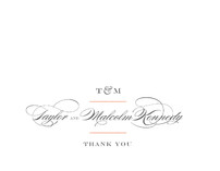 Charming Go Lightly Thank You Cards