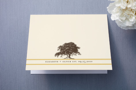 Oak Tree Thank You Cards