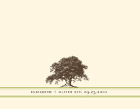 Oak Tree Thank You Cards