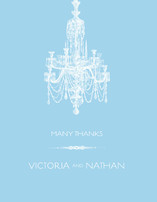 Chandelier Thank You Cards