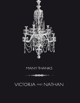 Chandelier Thank You Cards