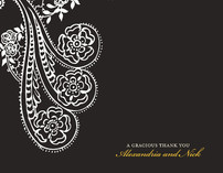 Spanish Lace Thank You Cards