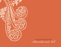Spanish Lace Thank You Cards