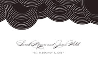 Pearls on a String Thank You Cards