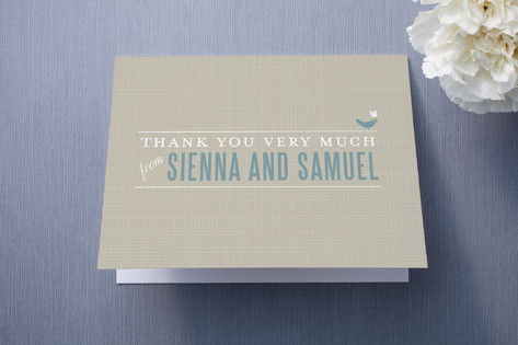 SWEET LINEN Thank You Cards