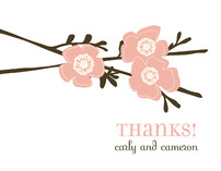 Apple Blossom Thank You Cards