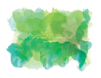 Aquarelle Thank You Cards