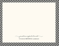 Paris + From Stripes to Chevrons Thank You Cards