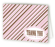 Tie Stripe Thank You Cards