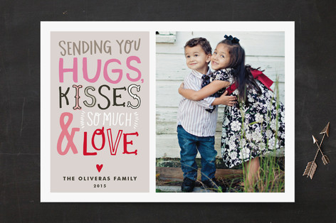 Doodle Words Valentine's Day Cards