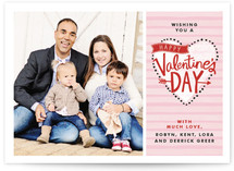 Striped Love Valentine's Day Cards