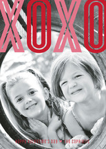 Bold XOXO Valentine's Day Cards