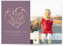 Live, Laugh, Love Valentine's Day Cards