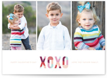 Modern XOXO Valentine's Day Cards