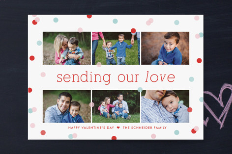 Confetti Valentine's Day Cards