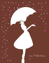 Brolly Valentine's Day Cards, by marabou