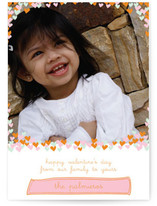 confetti hearts Valentine's Day Cards