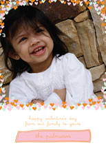 confetti hearts Valentine's Day Cards, by toast & laurel