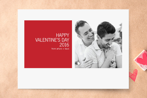 Modern Geometric Valentine's Day Cards