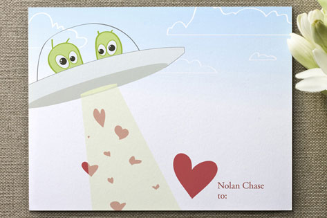 Love Abduction Valentine's Day Cards