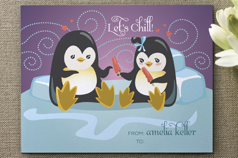 Let's Chill Valentine's Day Cards