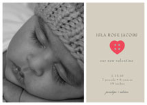 New Baby Valentine's Day Cards, by Erin Rau