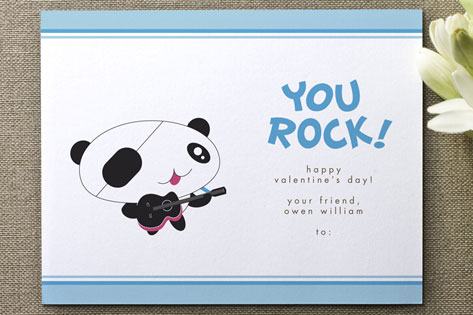 Rocker Valentine's Day Cards