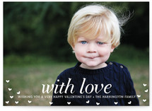 With Love Valentine's Day Postcards