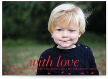 With Love Valentine's Day Postcards