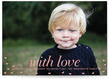 With Love Valentine's Day Postcards