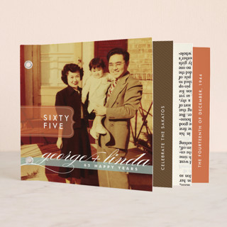 Heritage Wedding Announcement Minibook&trade; Cards