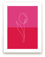 Tulip for Tracery Art Prints