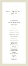Initial Script Wedding Programs