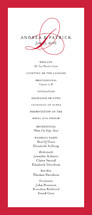 Initial Script Wedding Programs