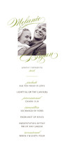 Elegant Script Wedding Programs