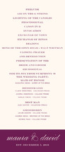 Modern Elegance Wedding Programs