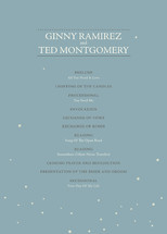 fireflies Wedding Programs