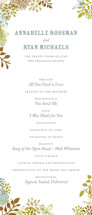 Fling Wedding Programs