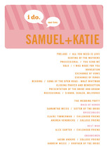 Smart Conversation Wedding Programs