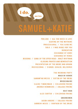 Smart Conversation Wedding Programs