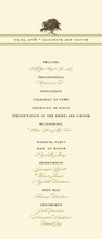 Oak Tree Wedding Programs