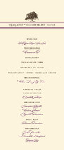 Oak Tree Wedding Programs