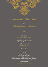 Spanish Lace Wedding Programs