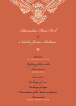 Spanish Lace Wedding Programs