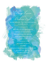 Aquarelle Wedding Programs