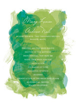 Aquarelle Wedding Programs