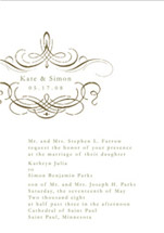 Florentine Wedding Invitations, by Oblation